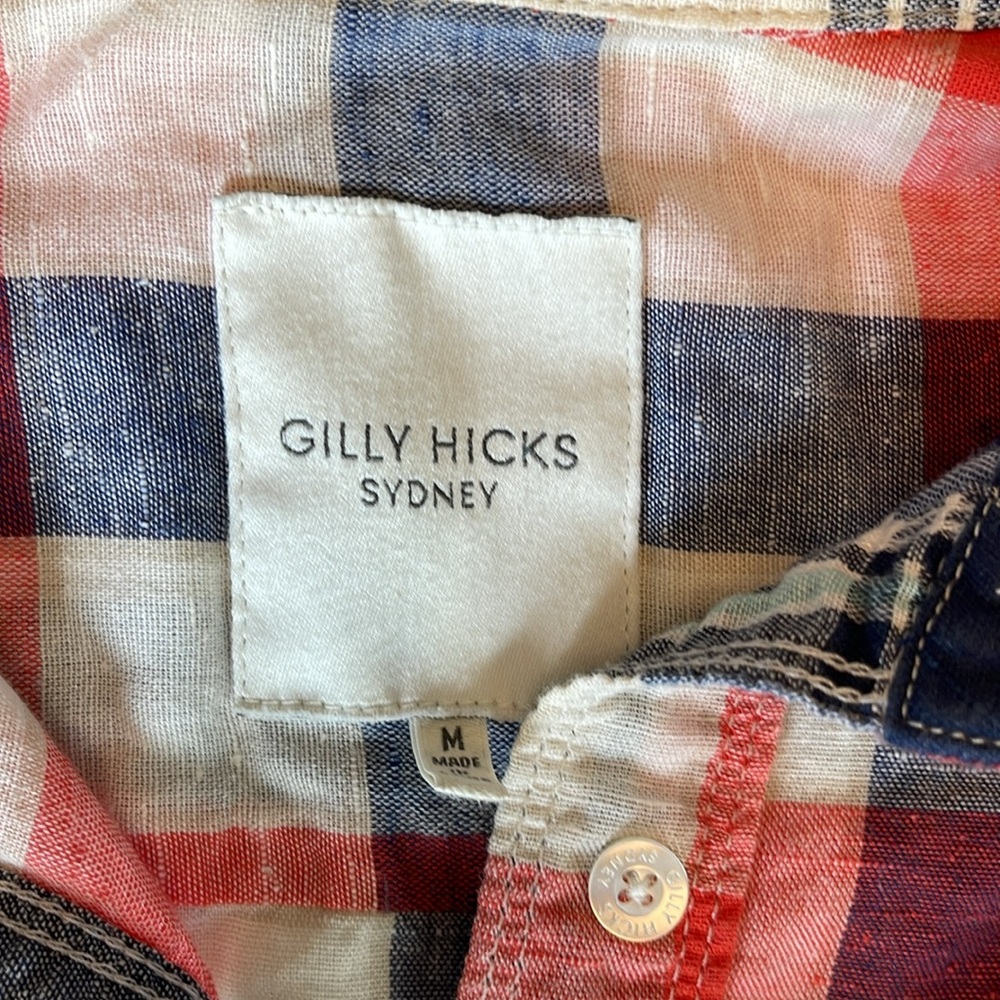 Gilly Hicks Checkered Button-Down - image 2